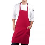 Full Length Red Apron