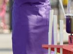 Full Length Purple Apron