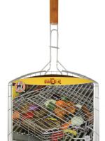 SILVER NON-STICK Grill Basket