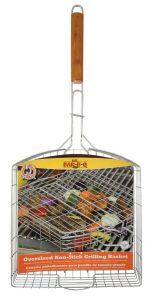 SILVER NON-STICK Grill Basket