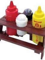 Picnic Table Condiment Set