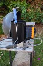 Charcoal Starter Chimney With Electric Lighter